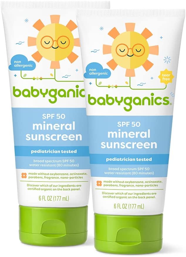 Babyganics sunscreen lotion