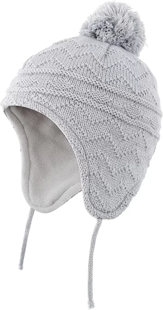 Baby earflap winter hat