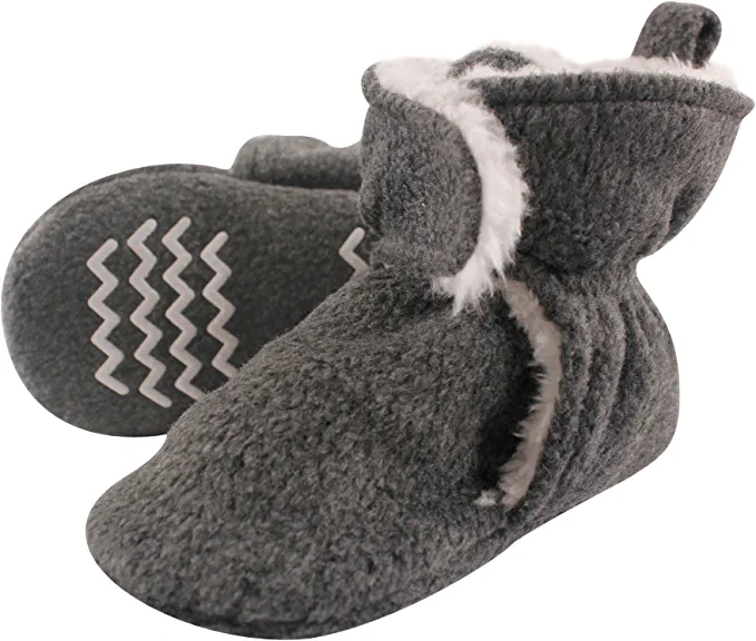 baby fleece sherpa booties