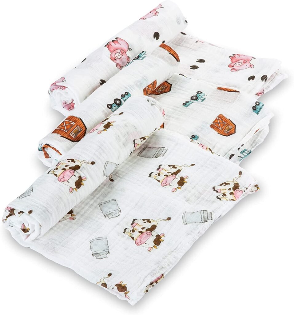 Lollybanks muslin swaddle blanket