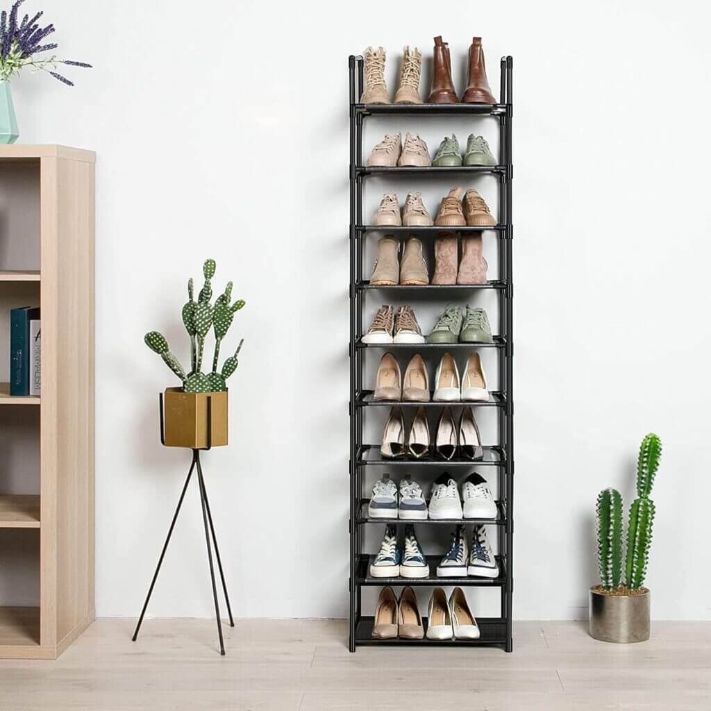 Vertical Multiple Layered Shoe Organizer